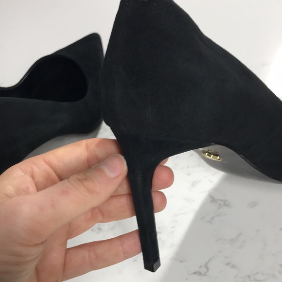 Kurt Geiger Black Suede Heels - Picture 11 of 12